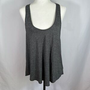 TNA Aritzia Heather Grey Lightweight Tank Top